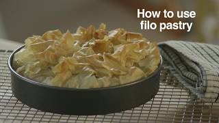 Filo Pastry Pie Recipe  Good Housekeeping UK [upl. by Maya]