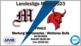 Landesliga Mitte 2023 Finale Marburg Mercenaries 2  Wetterau Bulls [upl. by Aieki163]