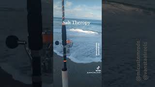 Beach Therapy mlcustomrods fishing fishingrods vanstaal beach saltwater sand waves viral [upl. by Liam]