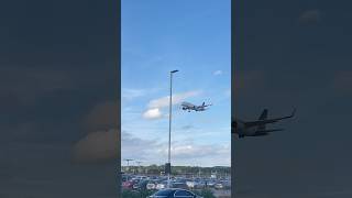 Lufthansa DAINT Airbus A320neo LH918 from Frankfurt LHR27R shorts planespotting [upl. by Rory]