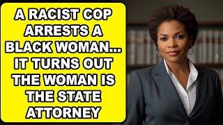 RACIST POLICE OFFICER ARRESTS AN INNOCENT BLACK WOMAN THEN REALIZES SHE IS THE STATE ATTORNEY [upl. by Aruol]