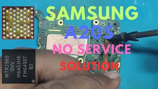 Samsung A20s No Service Solution  Samsung A20s Emergency Calls Only [upl. by Rob]