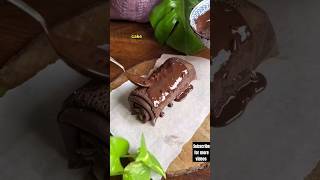 Viral Chocolate Cake Rolls eggless without oven trending cake shorts youtubeshorts ytshorts [upl. by Dame]