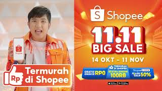 Ikut Jirayut Belanja di Shopee 1111 Big Sale  Shopee Live Flash Sale 50 amp Gratis Ongkir RP0 [upl. by Ymrots888]