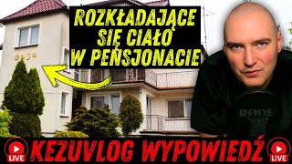 ROZKŁADAJĄCE SIĘ CIAŁO W PENSJONACIE W ŁEBIE  KEZUVLOG LIVE [upl. by Nollahs615]