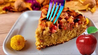 Make this cake with oats and apple Fast and healthy recipe [upl. by Nilrah]