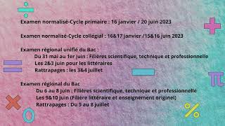 Voici le calendrier de l’année scolaire 20222023 [upl. by Cordula]