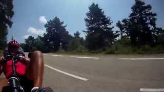 Descente du Mont Ventoux en vélo couché [upl. by Gina207]