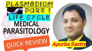 PLASMODIUM MALARIA PART1LIFE CYCLE BY APURBA SASTRY [upl. by Perren]