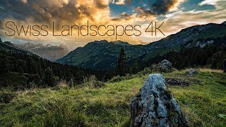 Swiss Landscapes 4K  Timelapse 2017 [upl. by Renba113]