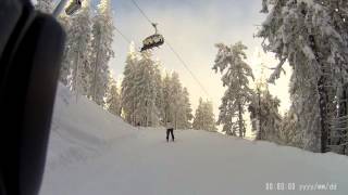 Head quotTHE RODquot Snowblades on Drumul Rosu Poiana Brasov 19 01 2016 [upl. by Tilla]