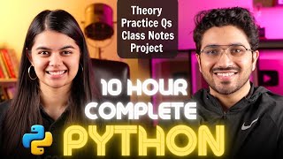 Python Tutorial for Beginners  Full Course with Notes amp Practice Questions [upl. by Votaw396]