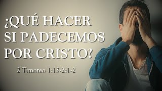 ¿Qué Hacer si Padecemos por Cristo  Hno Noe Rodríguez  Iglesia Bautista Betel [upl. by Lirva]