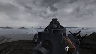 Pavlov VR Omaha Beach WW2 Map gameplay [upl. by Anneg402]