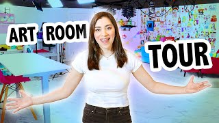 Art Room Tour 2022 Part 1 [upl. by Malony401]