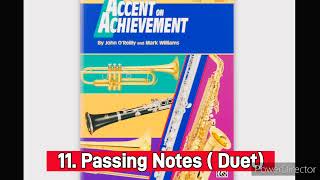 11 Passing Notes  Duet  II Accent on Achievement Book 1 [upl. by Duyne]