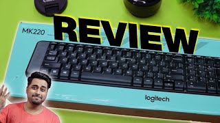 Logitech MK220 Combo Wireless Keyboard amp Mouse Unboxing  REVIEW Logitech MK220 Review in HINDI 🔥🔥 [upl. by Josee302]