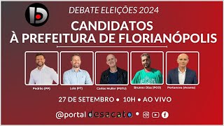 Debate dos Candidatos a Prefeito de Florianópolis é aqui [upl. by Zelazny]