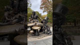 Magic in Central Park The Alice in Wonderland Statue travel shorts beautiful explore [upl. by Ardehs]