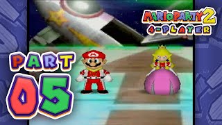 Mario Party 2 Part 05 Space Land [upl. by Litsyrk]