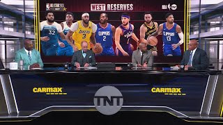 NBA AllStar 2024 Reserves Revealed West  Inside the NBA [upl. by Attela]