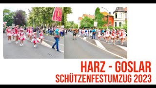 Harz  Goslar  Schützenfestumzug 2023 [upl. by Alyks]