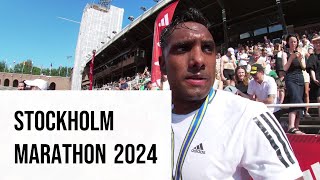 Springer Stockholm marathon 2024 med Klas Jakob John och Nils [upl. by Eiramanel]