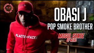 Pop Smoke Brother Obasi J Speaks Out Growing up with Popsmoke Part 1 [upl. by Ola]