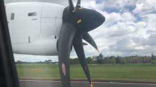 Air New Zealand ATR 72600 Landing Palmerston North Airport [upl. by Ettennod]