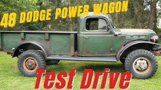 48 Dodge Power Wagon Test Drive [upl. by Cacilia183]