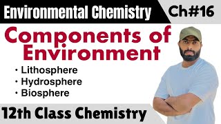 L2 Components of environment hydrosphere lithosphere biosphere  chapter 16 class 12 [upl. by Onra]