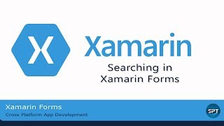 Searching in Xamarin Forms  Xamarin Forms in Hindi [upl. by Marashio]