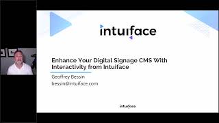 Enhance Your Digital Signage CMS With Interactivity from Intuiface [upl. by Gudrin]