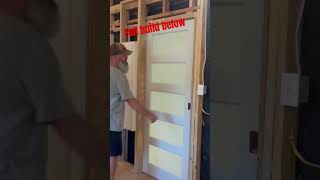 DIY pocket door install [upl. by George]