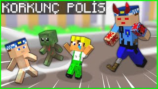 KORKUNÇ POLİS ÇOCUKLARIN PEŞİNDE 😱  Minecraft [upl. by Llenrahc827]