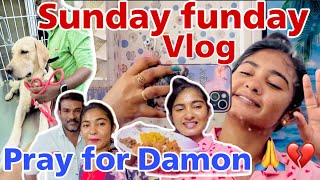 Damon is sick 💔🥹  SUNDAY VLOG  கதைகள் பல இருக்கு போல 😂  hinanbargale [upl. by Wiley]