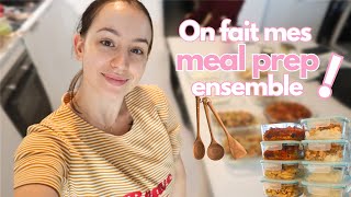 On prépare mes repas pour la semaine  MEAL PREP 1 [upl. by Sillaw]