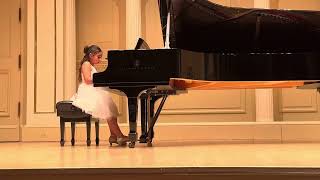 Ava Khalilova 8yo JSibelius Op 76 Carnegie HallManhattan NYSpecialVenueMusicAward [upl. by Elburr]