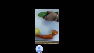 Peeling and Cutting Vegetables food vegetables satisfying shortvideo [upl. by Jori52]