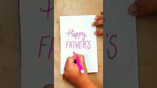 Fathers Day Card  Fathers Day Card Making Ideas  Fathers day card drawing [upl. by Lenwood]