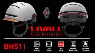 LIVALL BH51T Urban Commuter LED Cycle Helmet [upl. by Eisteb]