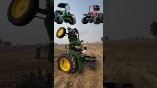 John Deere vs Mahindra Arjun shorts tractor [upl. by Aihsemek]