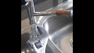 Replacing existing Kitchen Water Tap with Methven Chrome Gaston Pull Down Sink Mixer [upl. by Aridnere]