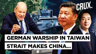 China Blasts Germanys quotWrong Signalsquot As Warship Passes Through Taiwan Strait After 22 Years [upl. by Fisch]