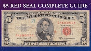 Red Seal 5 Dollar Bill Complete Guide  What Is It Worth And Why [upl. by Jepson31]