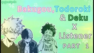 quotKissing Gamequot Bakugou Katsuki Deku amp Shoto Todoroki x listener ASMRBNHA Spicy Ver [upl. by Chandos385]