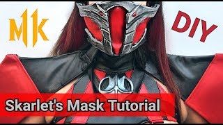 MK11 Skarlet How to make her Goddess of Gore Mask  Timelaspe Tutorial [upl. by Nnateragram]