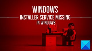 Windows Installer Service missing in Services Manager in Windows [upl. by Marr538]