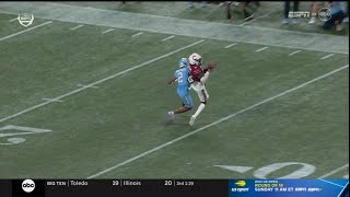 2023 USC vs UNC  ODonnell Fortune Interception [upl. by Luann]