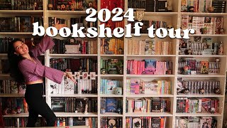 2024 BOOKSHELF TOUR 📚 my entire 600 book collection [upl. by Neeluj22]